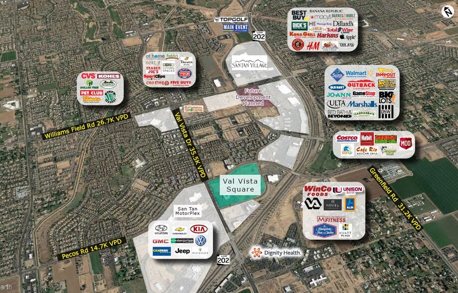 SEC Pecos Rd & Val Vista Dr, Gilbert, AZ for rent - Building Photo - Image 1 of 8