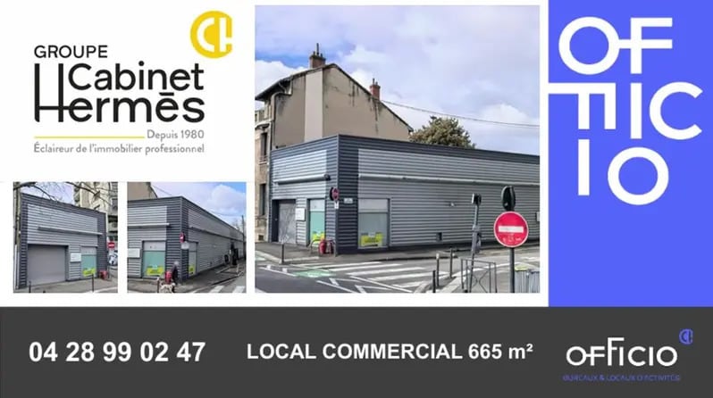 Location Commerce 665 m² - Photo 1