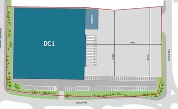 12 Central Way, London to rent Floor Plan- Image 2 of 2