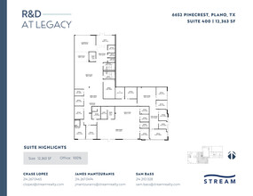 6400 Pinecrest Dr, Plano, TX for rent Floor Plan- Image 1 of 1