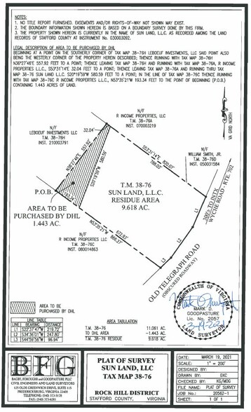 245 Wyche Rd, Stafford, VA for sale - Building Photo - Image 1 of 2