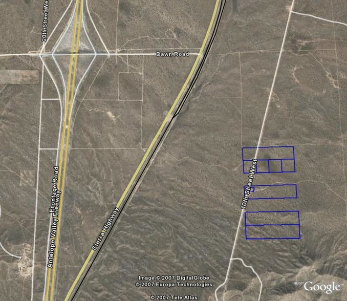 10th St W, Rosamond, CA for sale - Aerial - Image 1 of 3