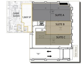 423 W Broadway, Salt Lake City, UT for rent Floor Plan- Image 1 of 6