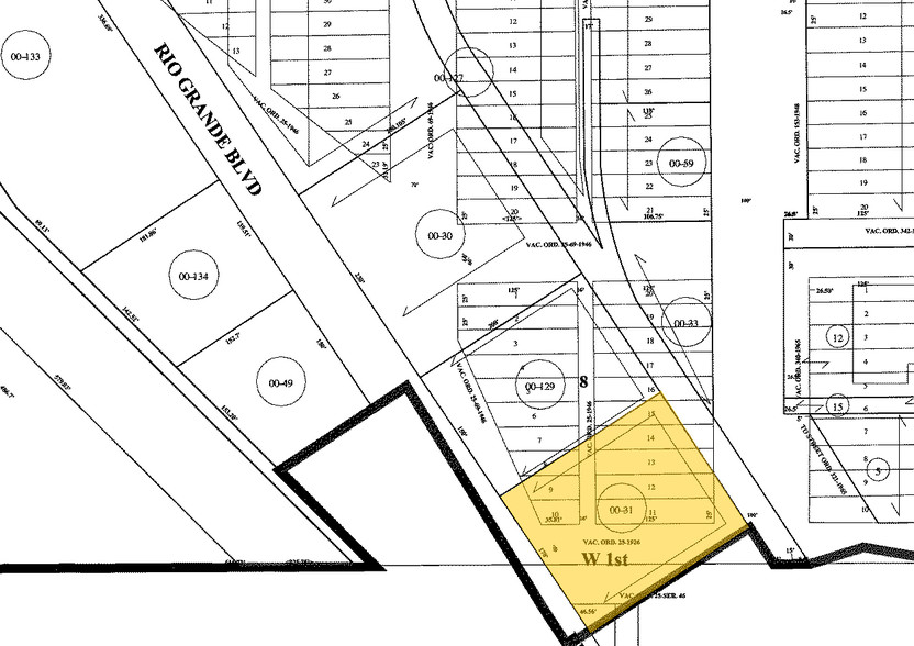 100 Rio Grande Blvd, Denver, CO for rent - Plat Map - Image 2 of 3