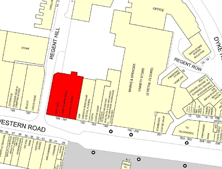 188-191 Western Rd, Brighton for sale - Building Photo - Image 1 of 1