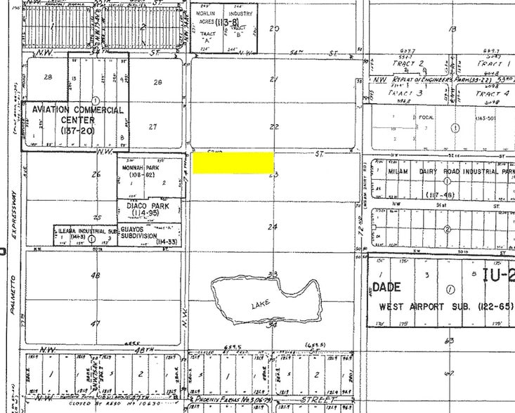 5149-5199 NW 74th Ave, Miami, FL to rent - Plat Map - Image 2 of 6