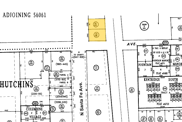 404-410 N Santa Fe Ave, Fountain, CO for sale - Plat Map - Image 2 of 23