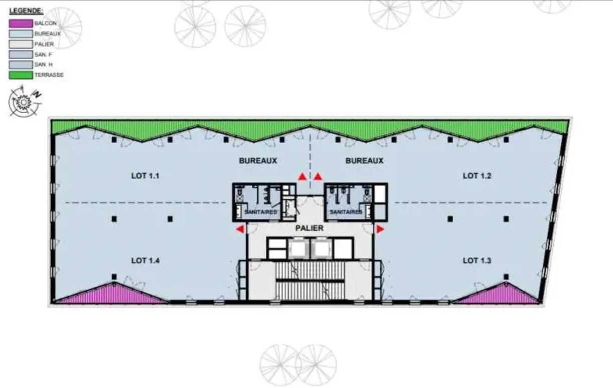 Office in Vénissieux to rent Interior Photo- Image 1 of 3