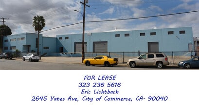 2645 Yates Ave, Commerce, CA to rent Building Photo- Image 2 of 11