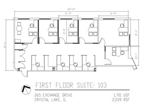 265 Exchange Dr, Crystal Lake, IL for rent Site Plan- Image 2 of 6