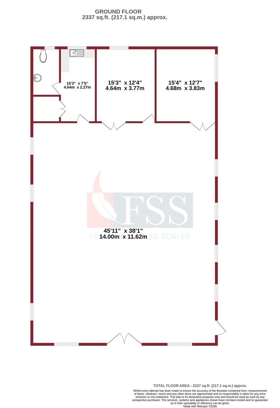 Harmby Rd, Leyburn to rent Floor Plan- Image 1 of 6