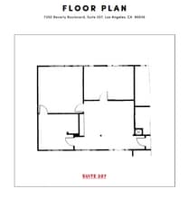 7250 Beverly Blvd, Los Angeles, CA to rent Floor Plan- Image 1 of 1