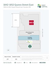 1852 Queen St, Toronto, ON for rent Site Plan- Image 1 of 1