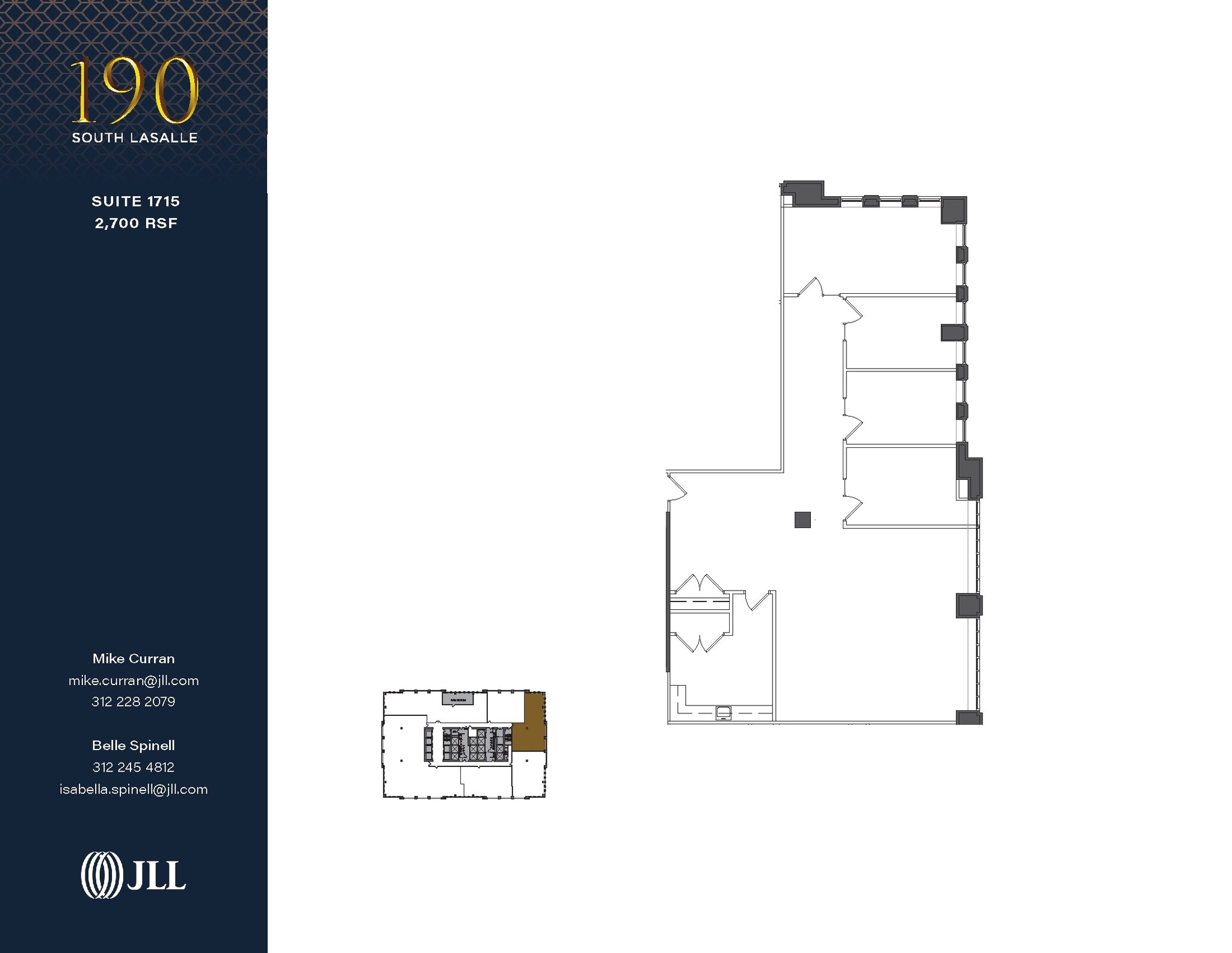 190 S La Salle St, Chicago, IL to rent Floor Plan- Image 1 of 4