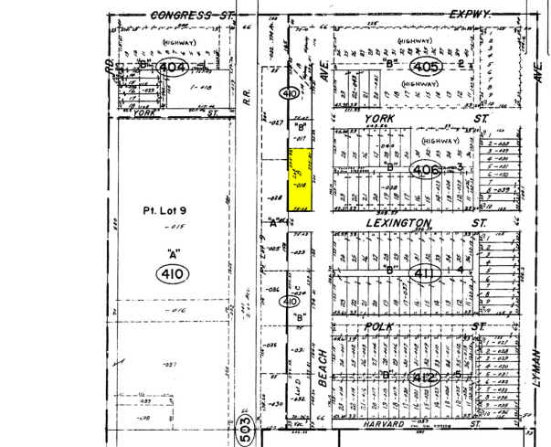 1820 Beach St, Broadview, IL for rent - Plat Map - Image 2 of 3