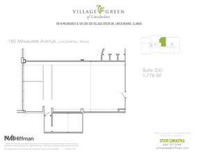 200 Village Green Dr, Lincolnshire, IL for rent Floor Plan- Image 1 of 2