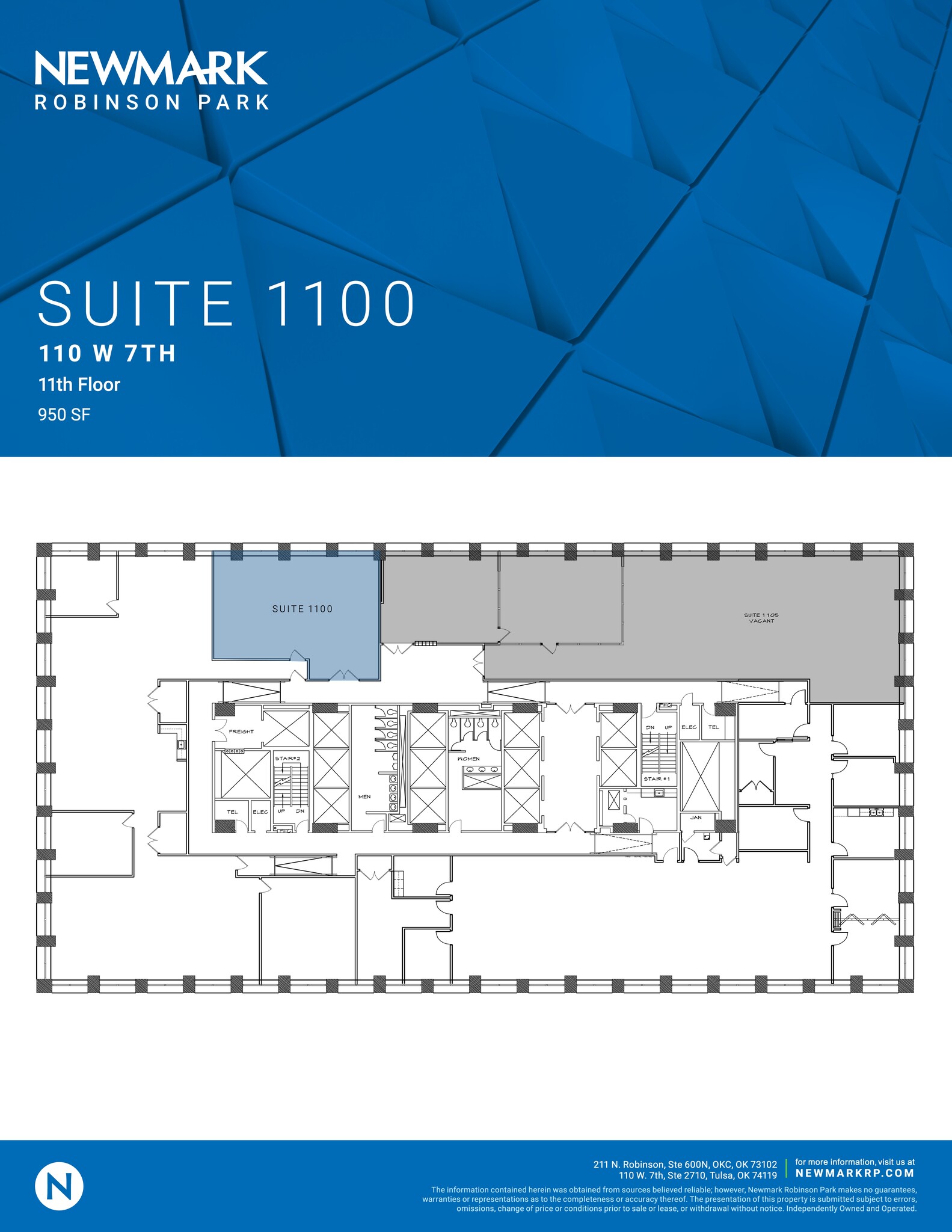 110 W 7th St S, Tulsa, OK to rent Site Plan- Image 1 of 1