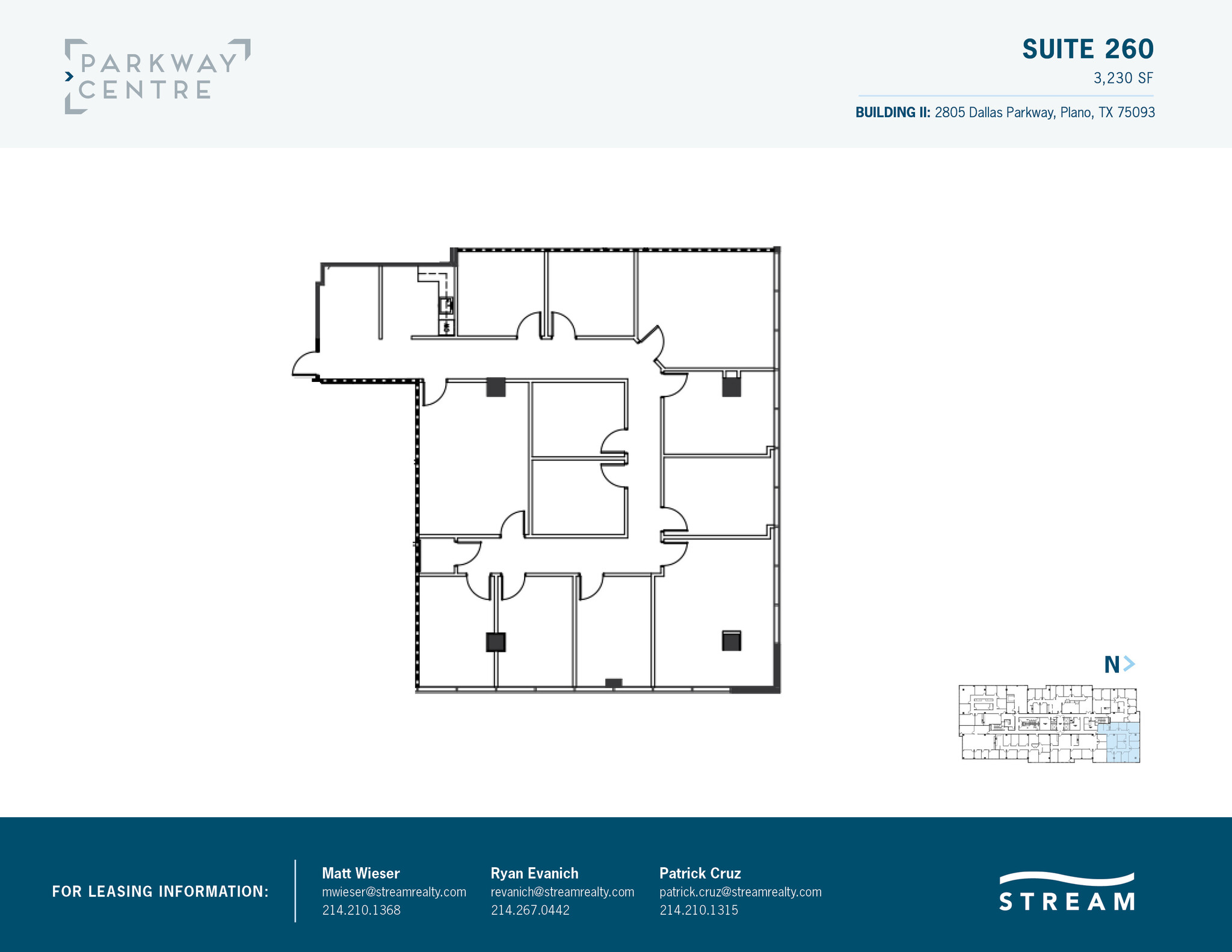 2805 Dallas Pkwy, Plano, TX for rent Floor Plan- Image 1 of 1