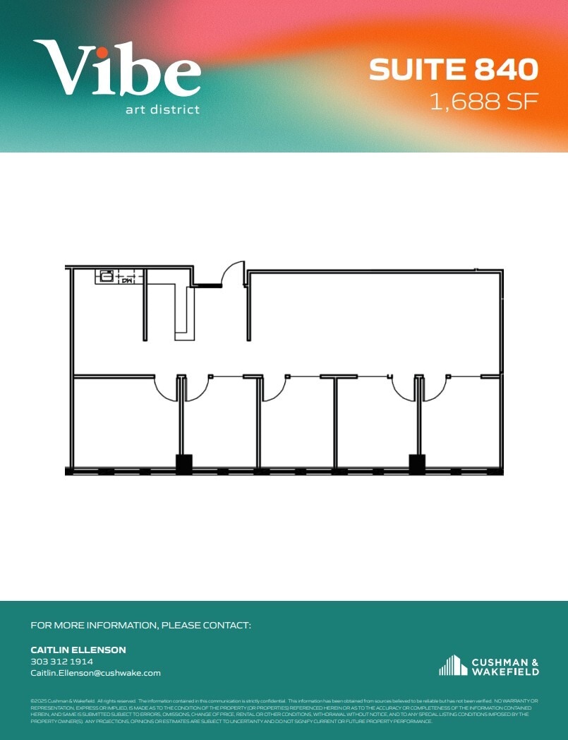 1391 N Speer Blvd, Denver, CO to rent Floor Plan- Image 1 of 1