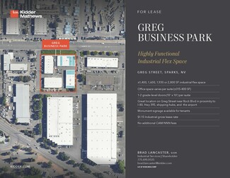 More details for 1503 – 1613 Greg St, Sparks, NV - Industrial for Rent