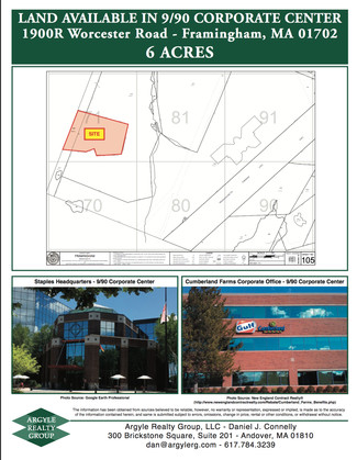 More details for 1900-r Worcester Rd, Framingham, MA - Land for Sale