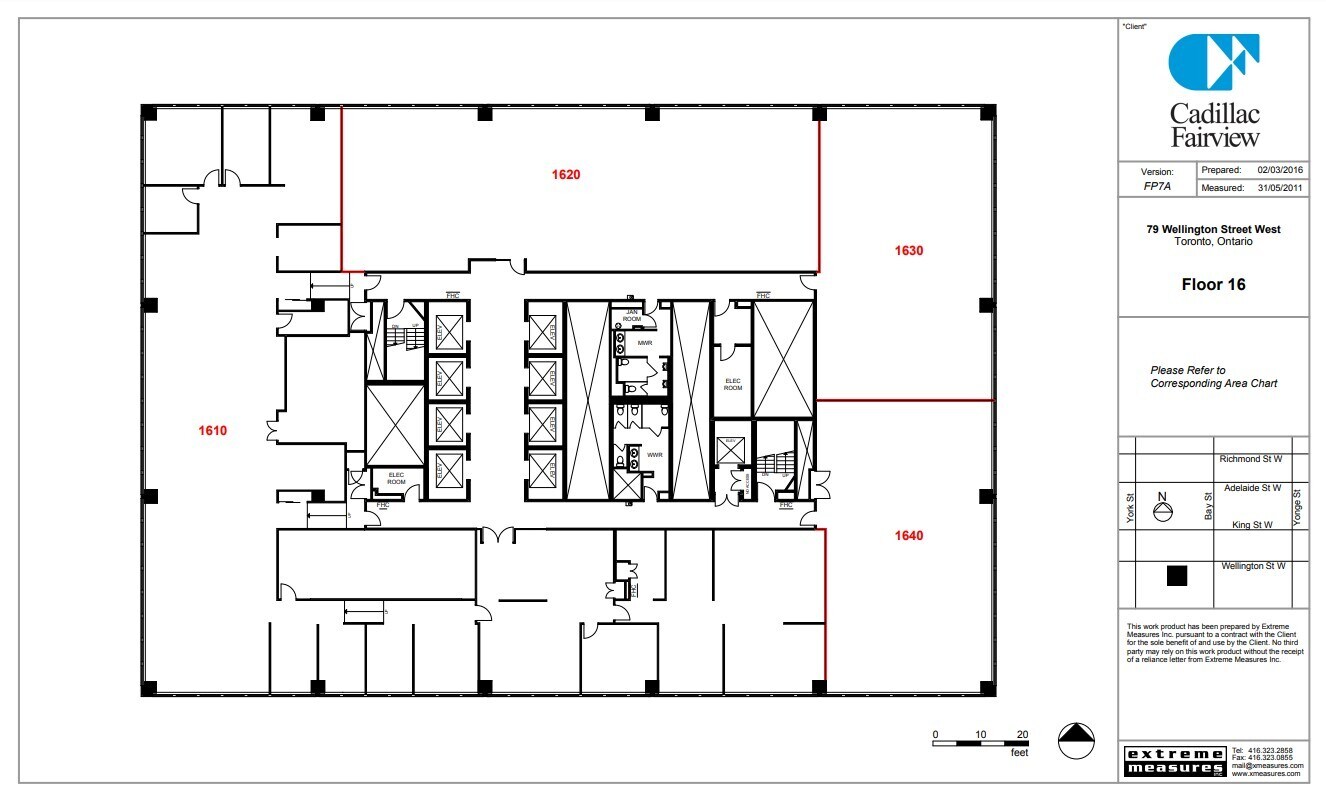 79 Wellington St W, Toronto, ON to rent Floor Plan- Image 1 of 1