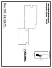 560 W Main St, Lewisville, TX for rent Site Plan- Image 1 of 1