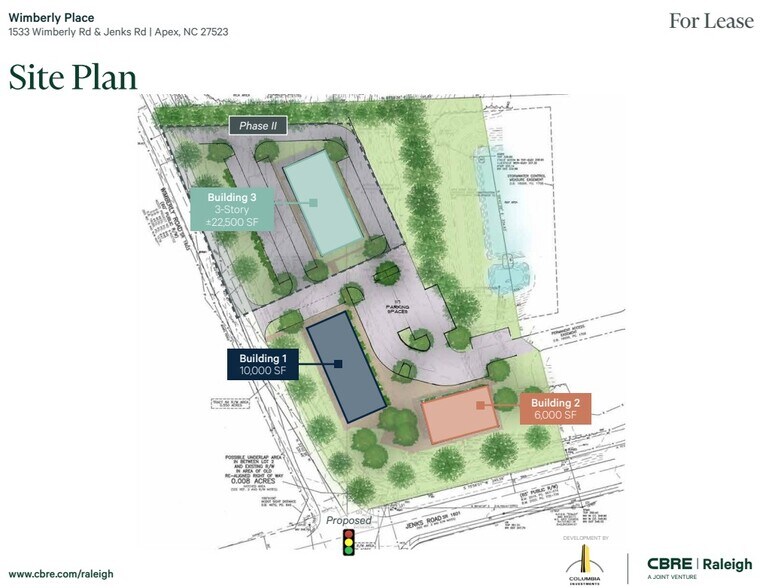 1533 Wimberly Rd, Apex, NC for rent - Site Plan - Image 2 of 2