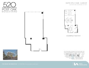 520 Post Oak Blvd, Houston, TX for rent Floor Plan- Image 1 of 2