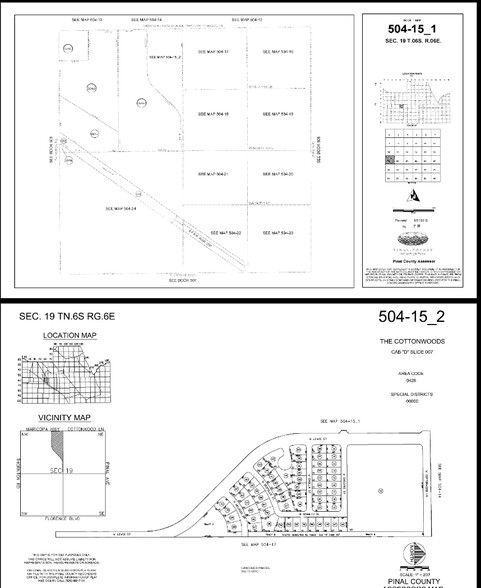 Lewis, Casa Grande, AZ for sale - Plat Map - Image 2 of 2