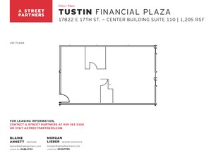 17852 E 17th St, Tustin, CA for rent Floor Plan- Image 1 of 1