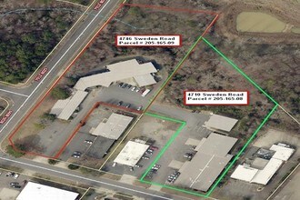 4746 Sweden Rd, Charlotte, NC - Aerial  map view