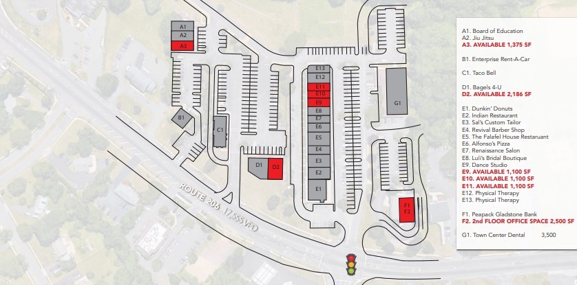 411 Us Highway 206, Hillsborough, NJ for rent - Site Plan - Image 2 of 3