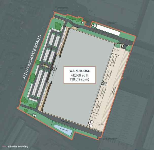 Moorgate Rd, Liverpool for rent - Site Plan - Image 2 of 3