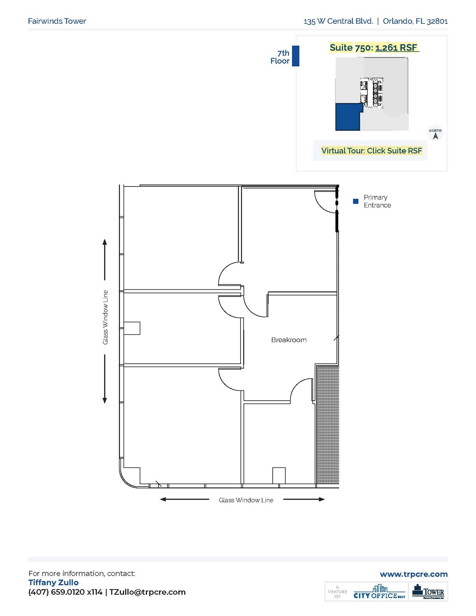 135 W Central Blvd, Orlando, FL to rent Floor Plan- Image 1 of 1