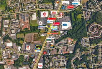 3269-3281 Berlin Tpke, Newington, CT - Aerial map view