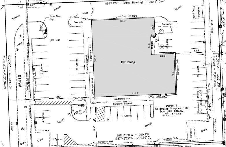 5410 Coldwater Rd, Fort Wayne, IN for rent - Site Plan - Image 2 of 3