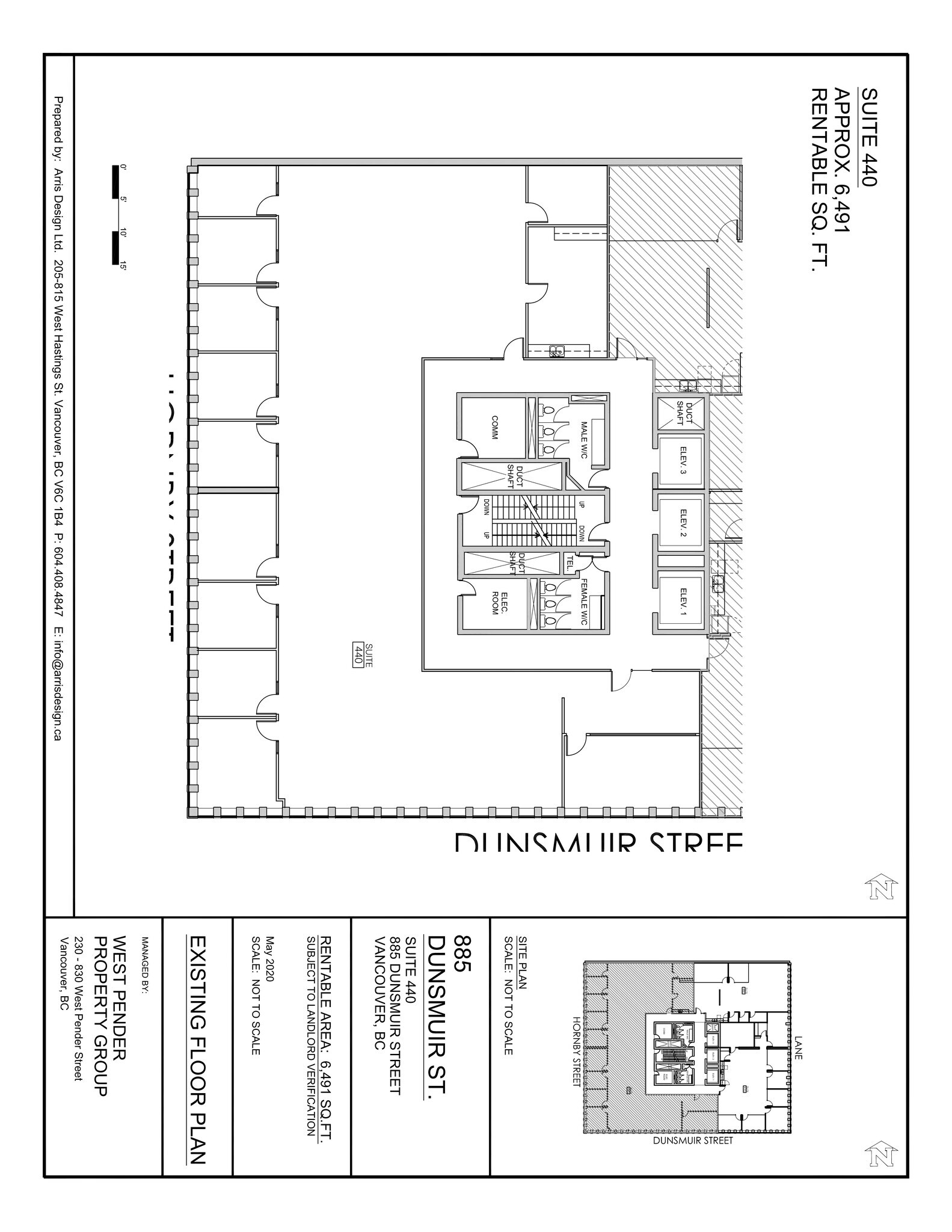 881-885 Dunsmuir St, Vancouver, BC to rent Site Plan- Image 1 of 1