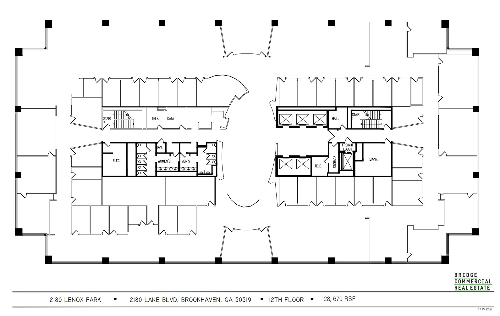 1277 Lenox Park Blvd, Atlanta, GA for rent Floor Plan- Image 1 of 1