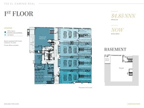 750 El Camino Real, San Bruno, CA for rent Floor Plan- Image 1 of 3