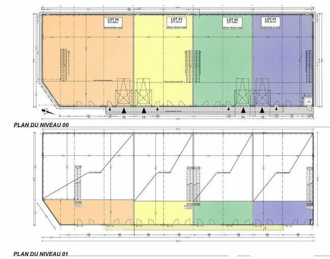 Vente Local d'activités 276 m² à 1 240 m²
