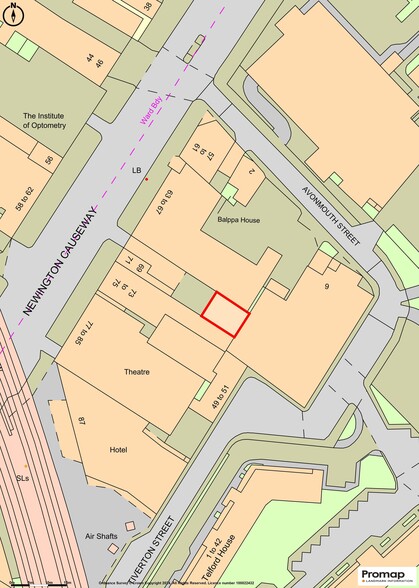69-71 Newington Causeway, London to rent - Site Plan - Image 2 of 2