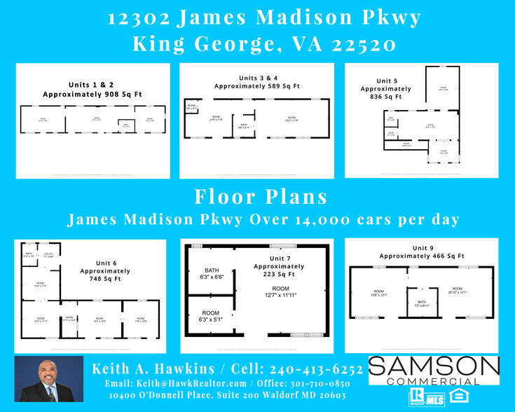 12302-12356 James Madison Pky, King George, VA for rent - Floor Plan - Image 2 of 13