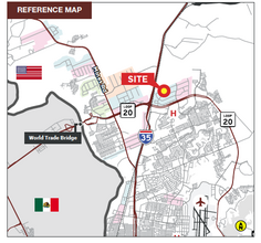 417 Union Pacific Blvd, Laredo, TX for rent Map- Image 2 of 2