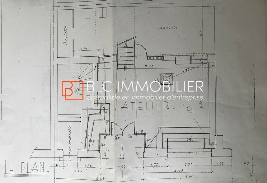 Retail in Marseille to rent - Floor Plan - Image 3 of 3