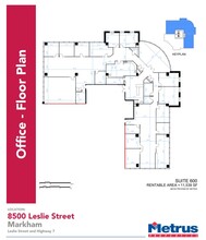 8500 Leslie St, Markham, ON for rent Floor Plan- Image 2 of 2