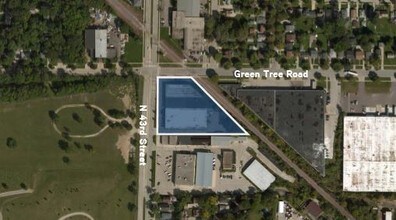 6770 N 43rd St, Milwaukee, WI - aerial  map view