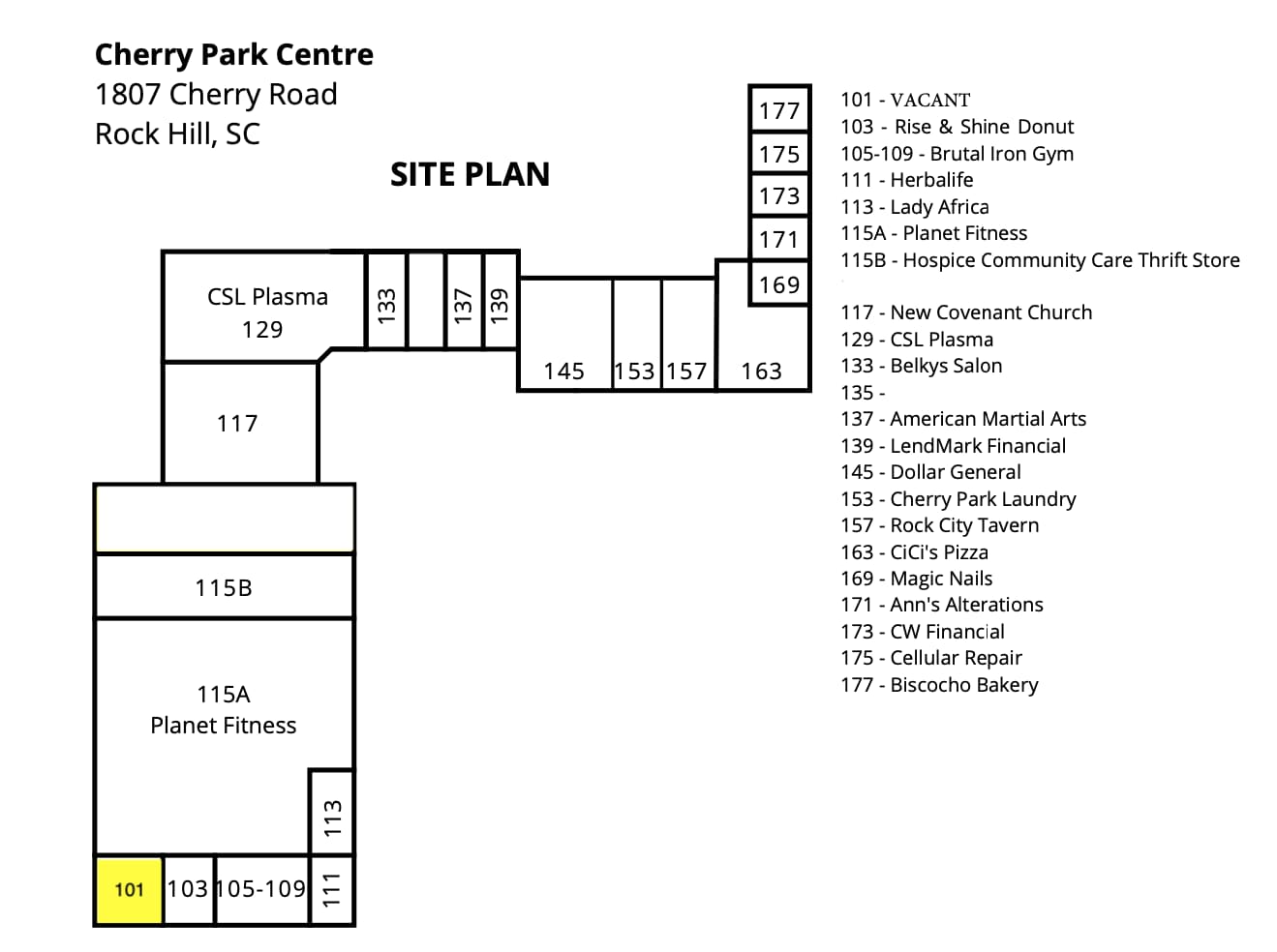 1807 Cherry Rd, Rock Hill, SC to rent Building Photo- Image 1 of 1