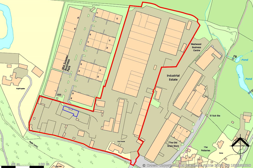 Folders Ln E, Hassocks for rent - Plat Map - Image 2 of 4