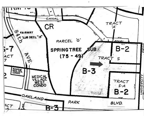 3469 N University Dr, Sunrise, FL for sale - Plat Map - Image 1 of 1